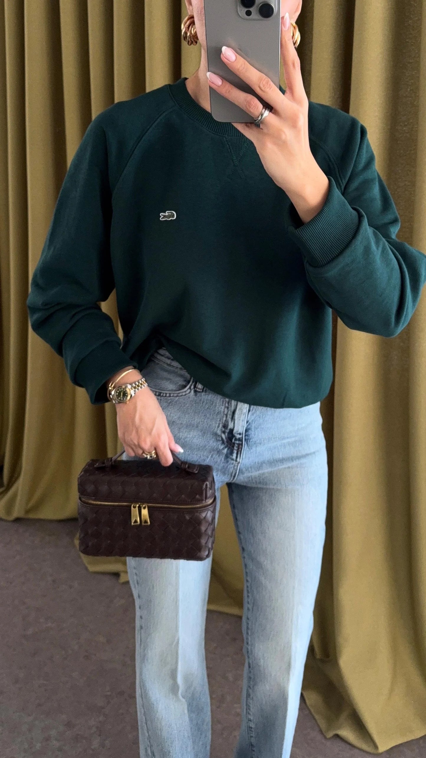 بلوزة لاكوست اخضر