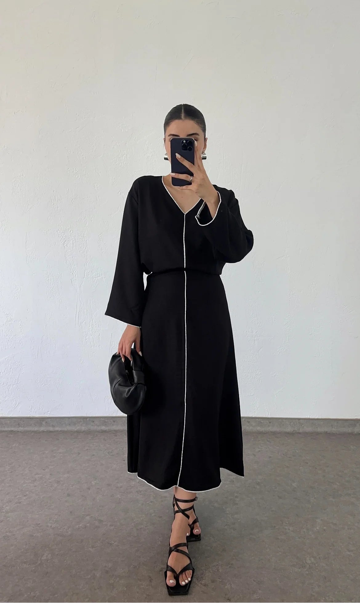 طقم تنورة اسود