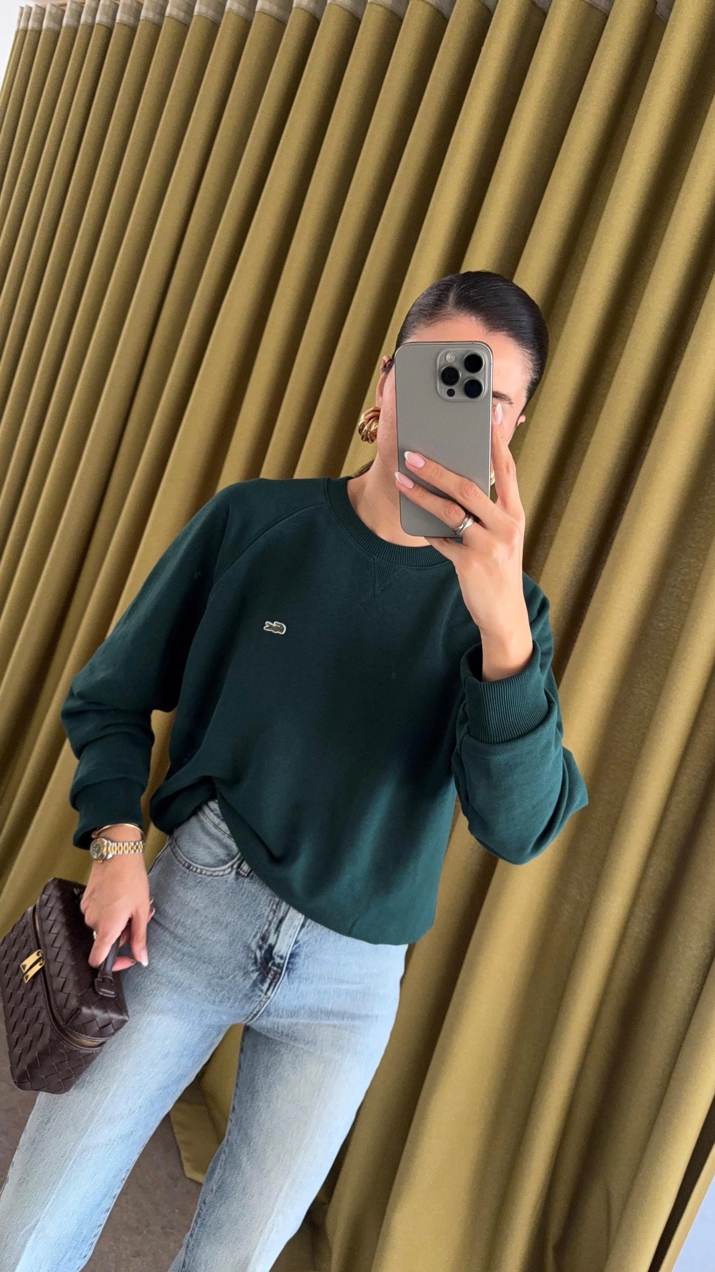 بلوزة لاكوست اخضر