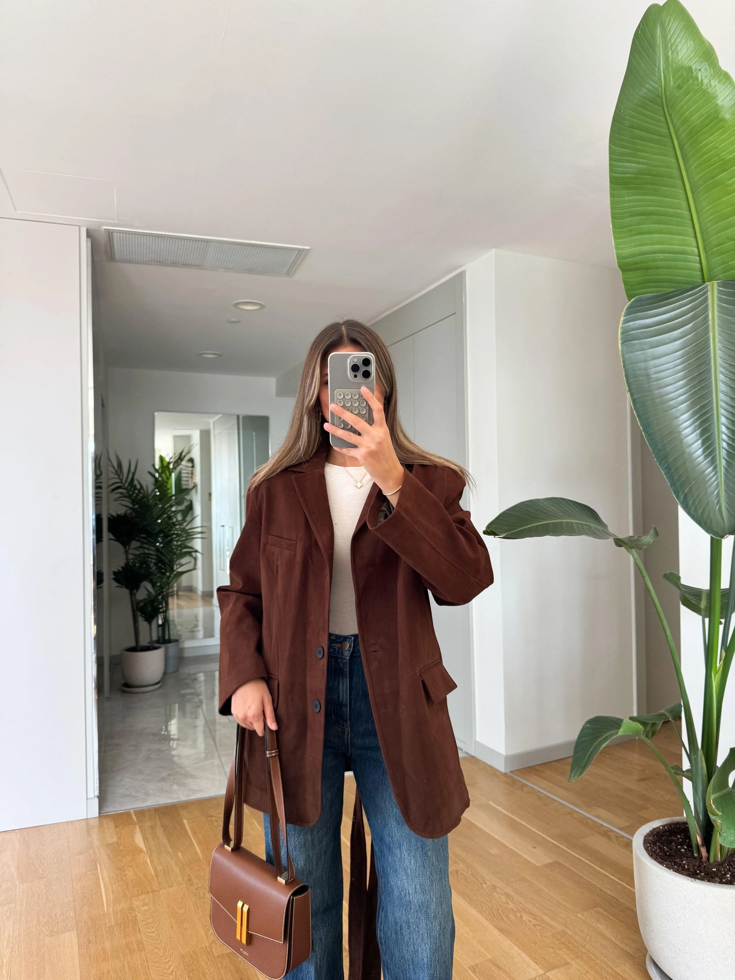 جكيت بحزام بني