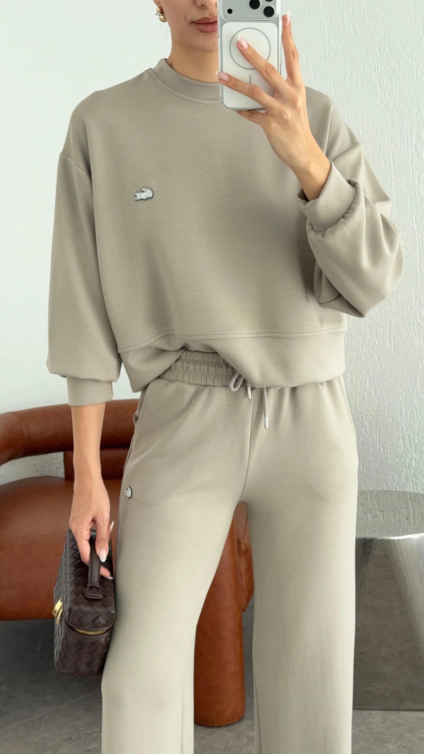 طقم لاكوست بيج غامق