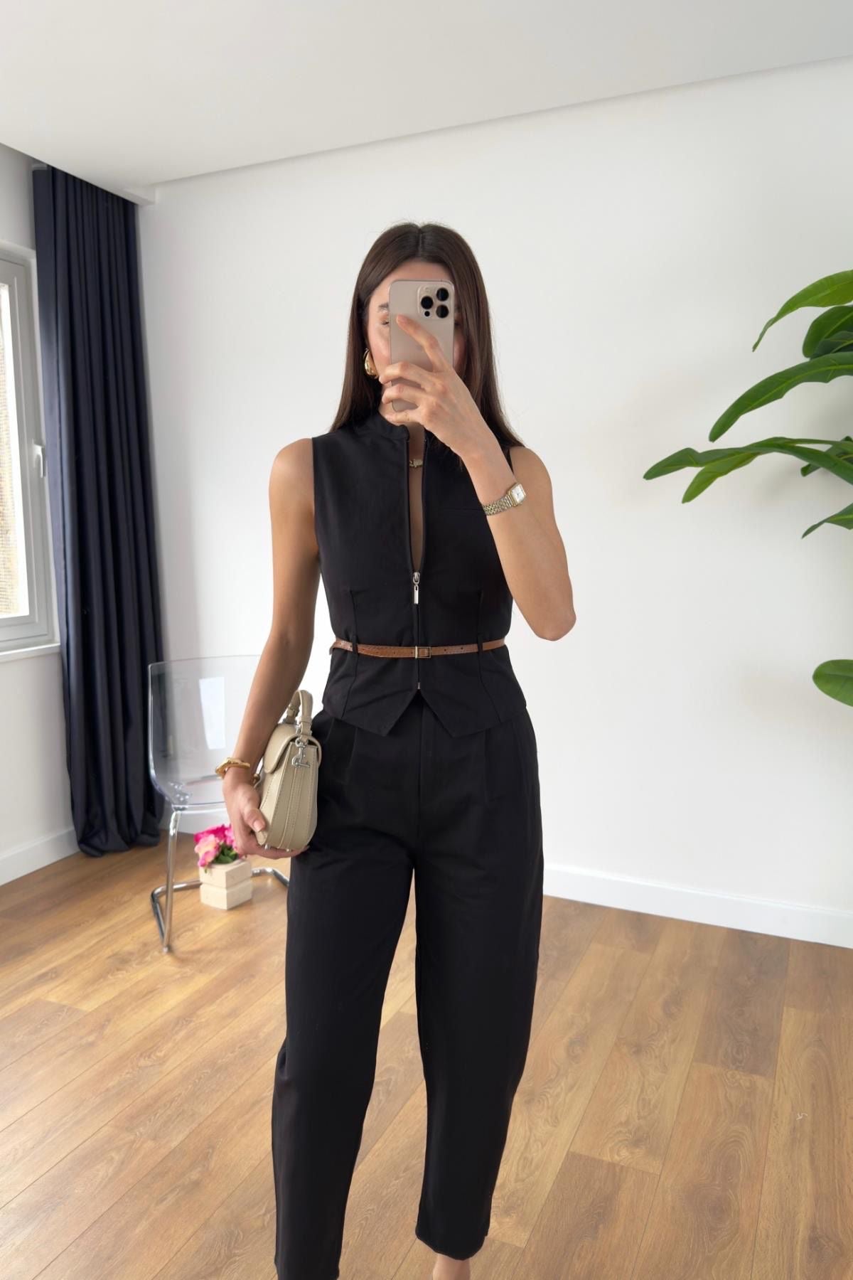 طقم فيست اسود