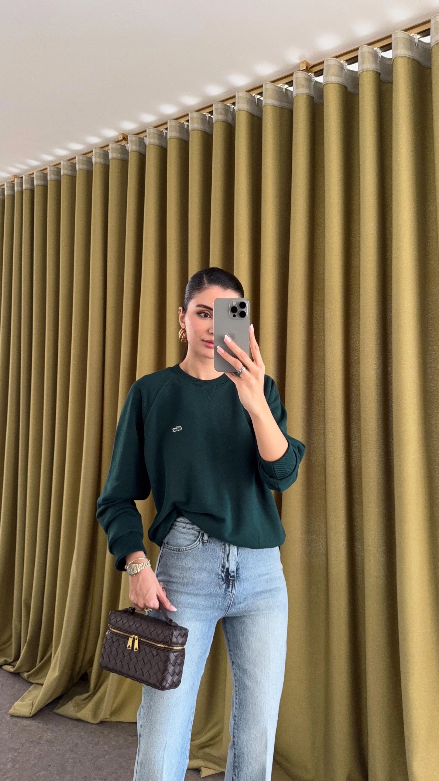 بلوزة لاكوست اخضر