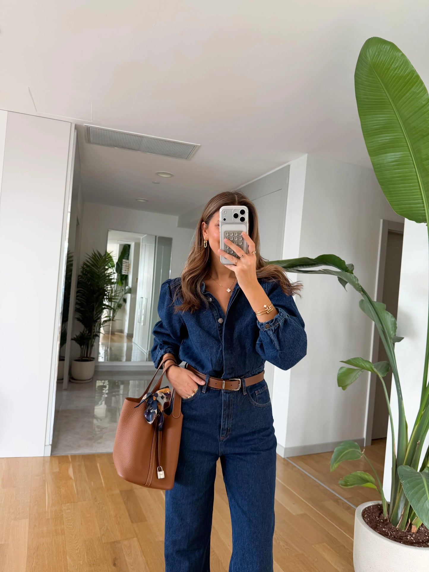 جمبسوت جينز بحزام