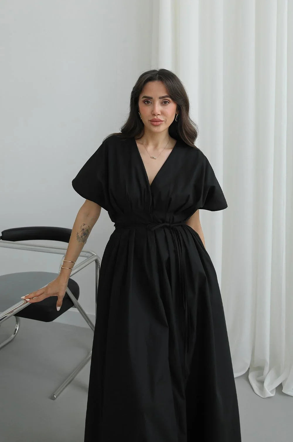 فستان اسود