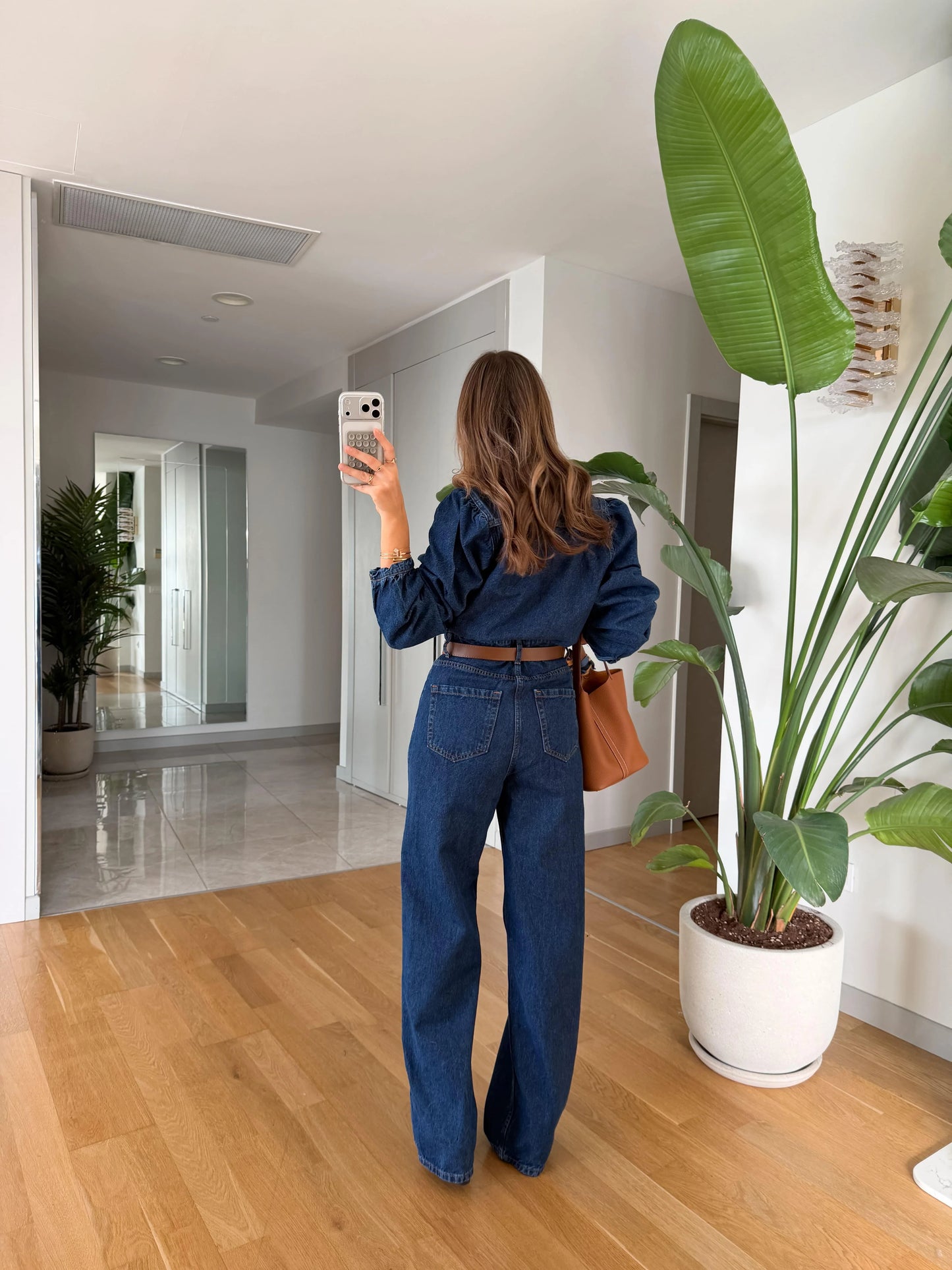 جمبسوت جينز بحزام