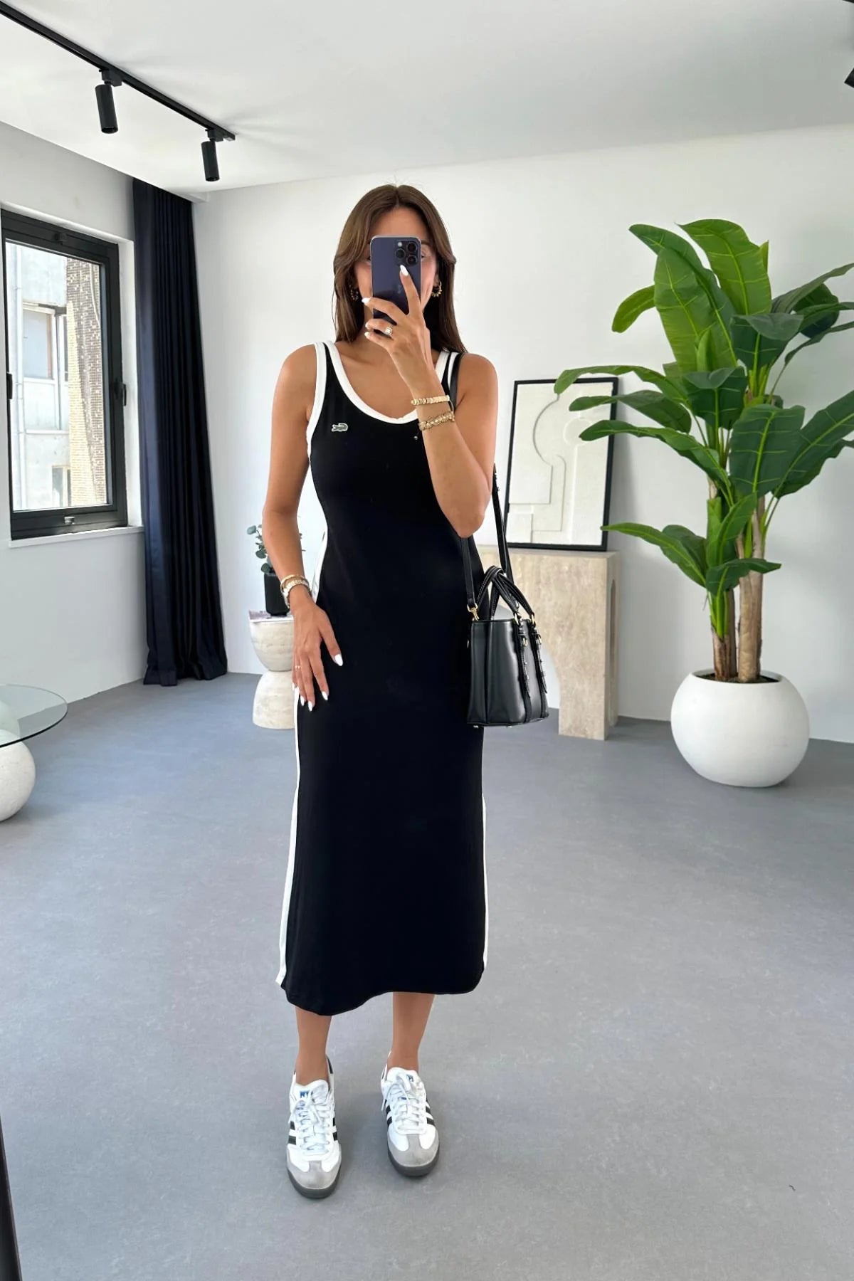 فستان لاكوست اسود