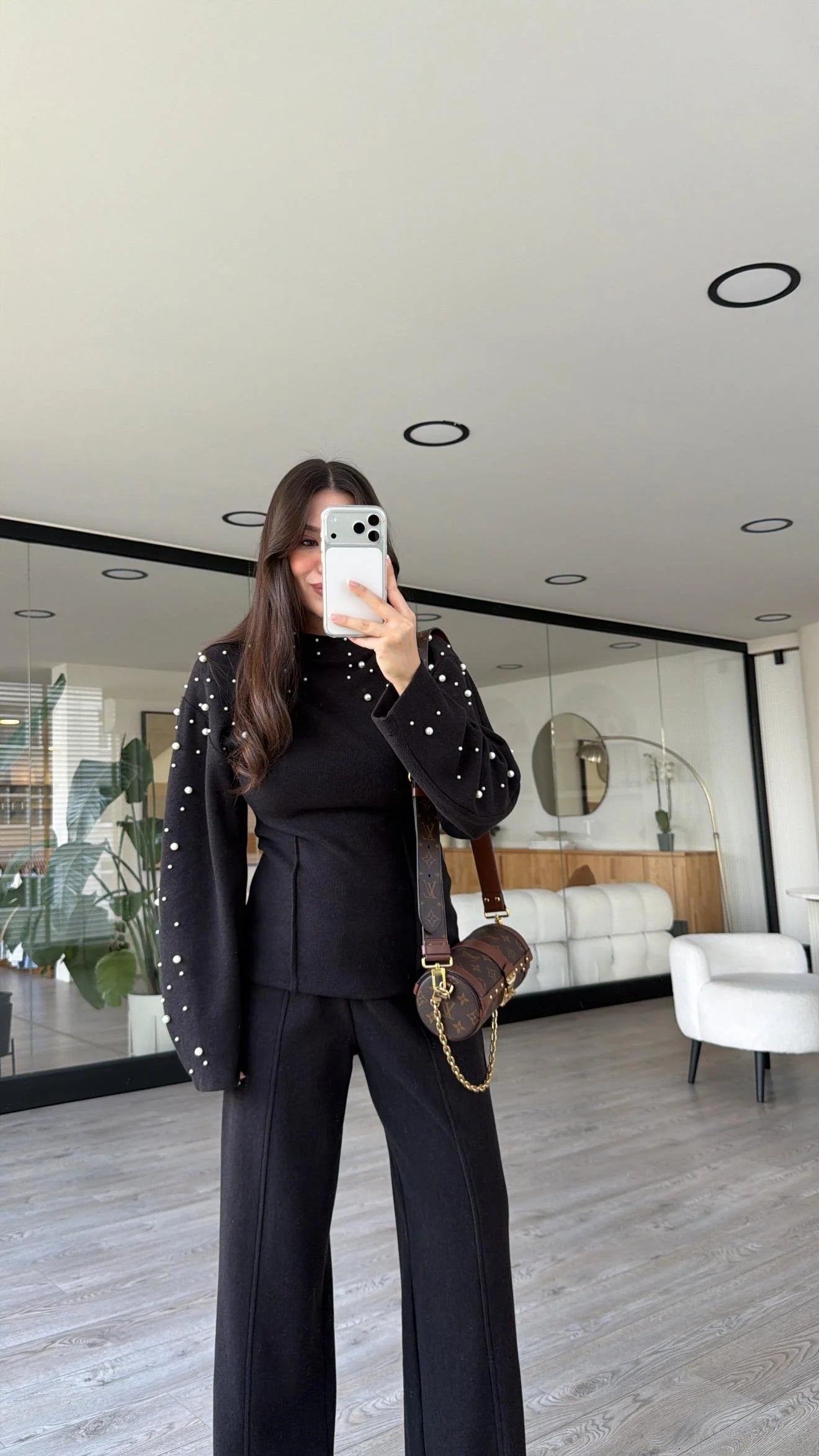 طقم لولو بني